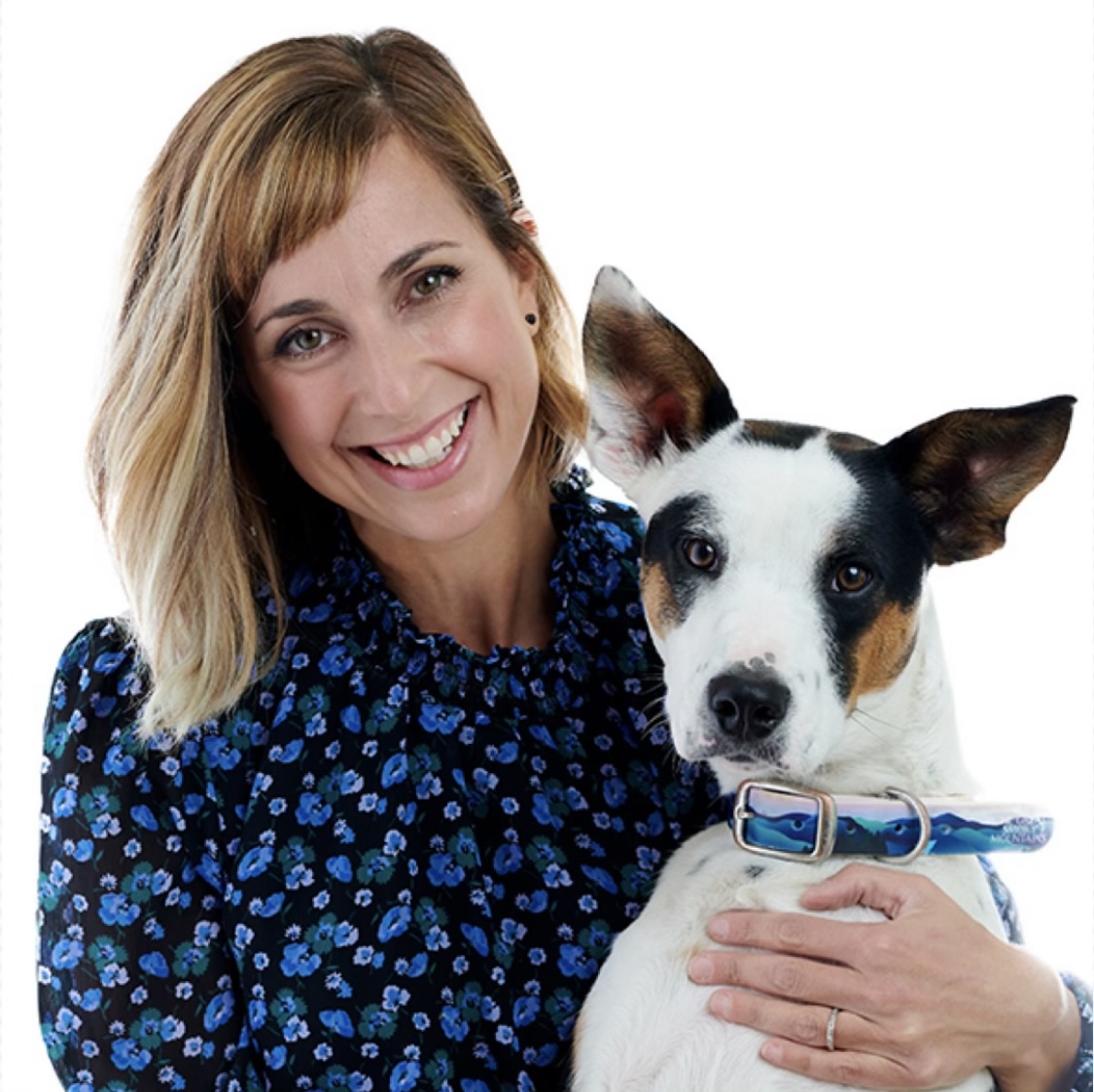 vet with her dog